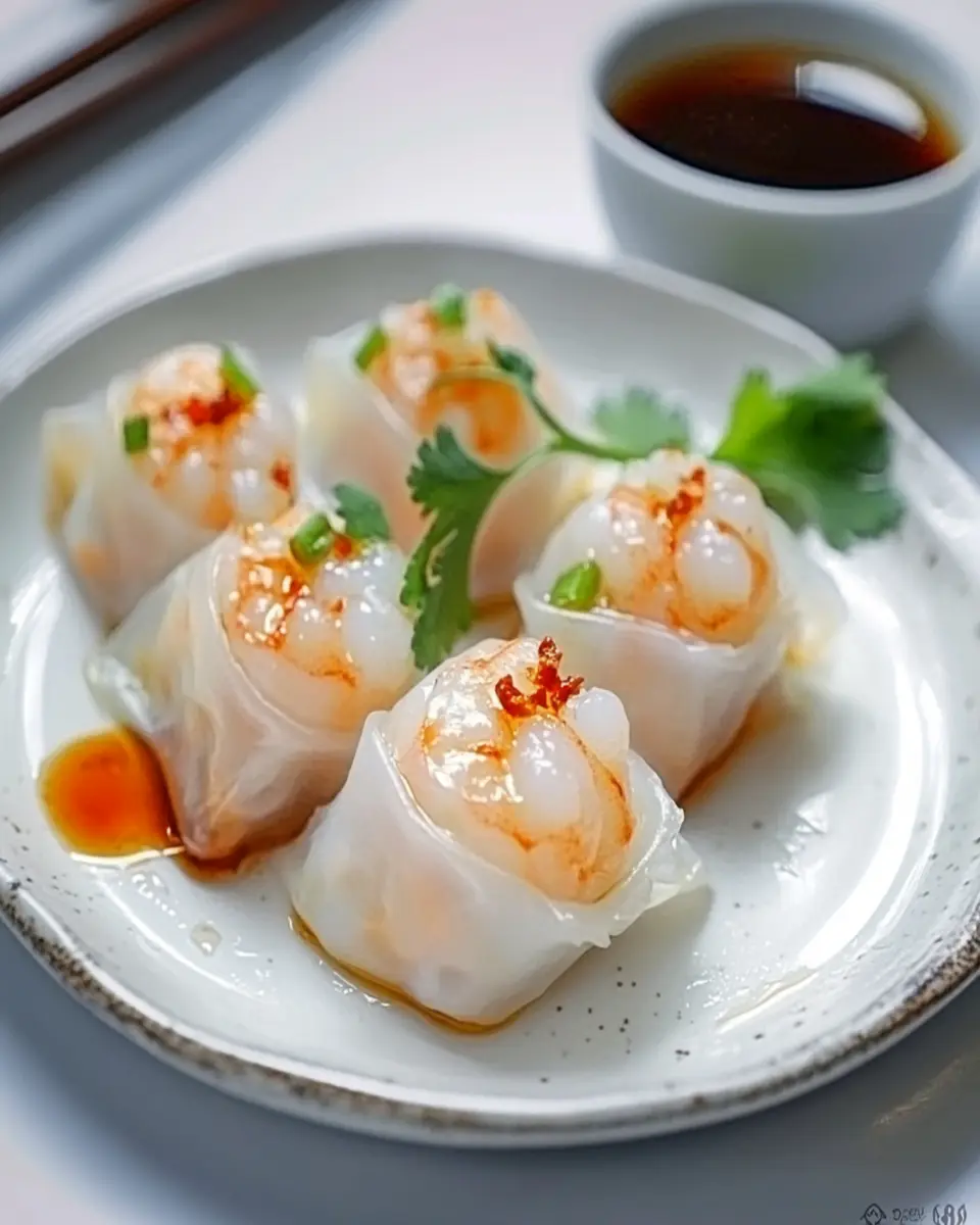 Rice Paper Har Gow (Shrimp Dumplings Hack) First Image First Image