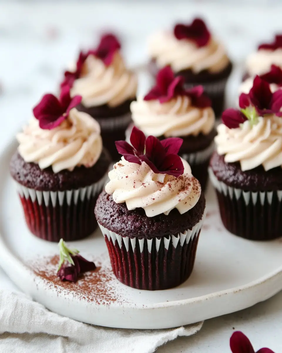 Chocolate Beet Cupcakes First Image First Image