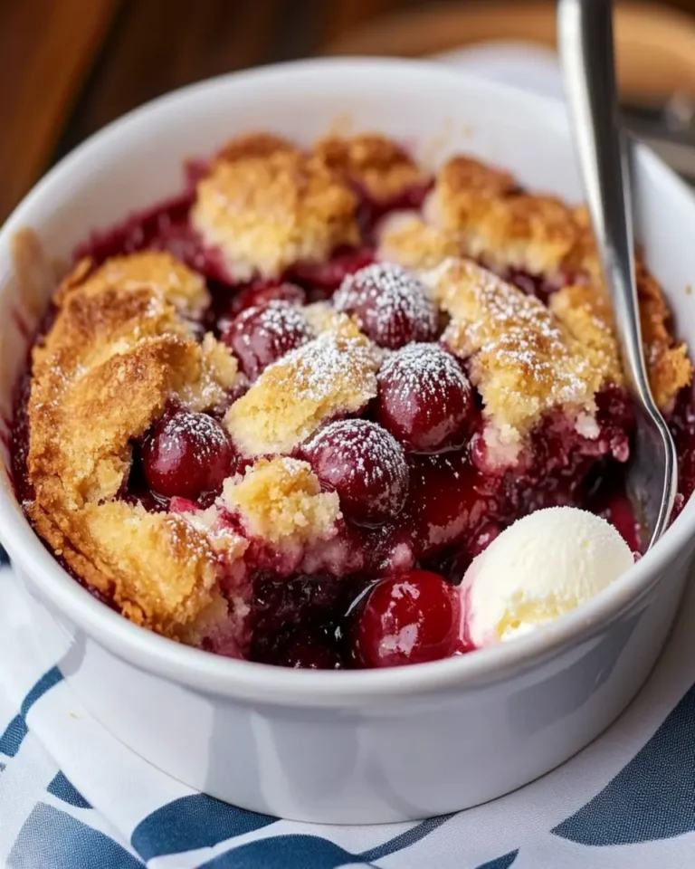 Fresh Cherry Cobbler First Image First Image