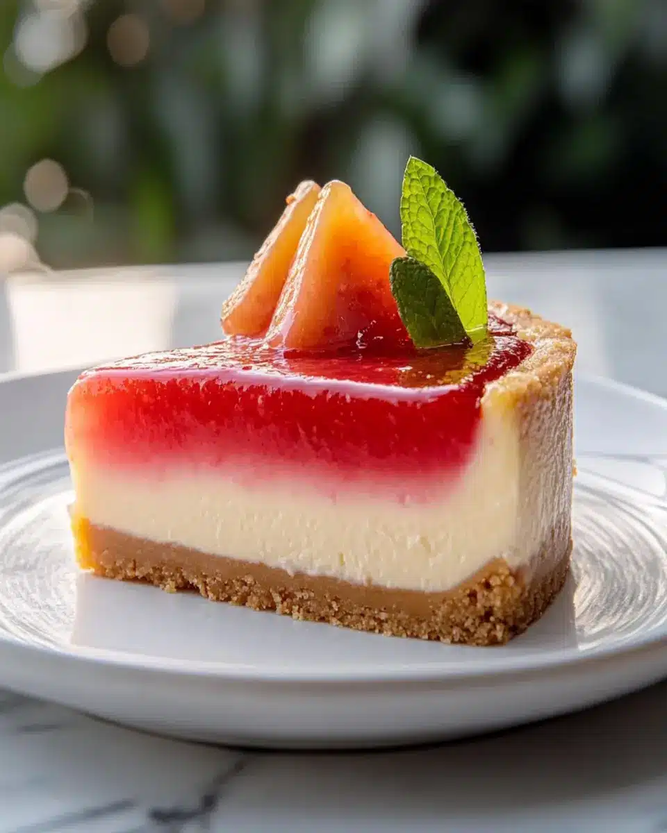 Rich & Creamy Guava Cheesecake First Image First Image