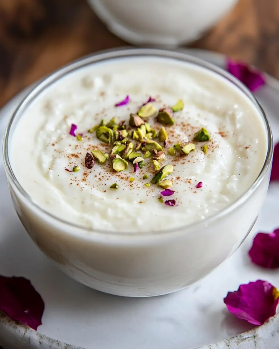 Fereni Recipe (Persian Rice Flour Pudding) First Image First Image