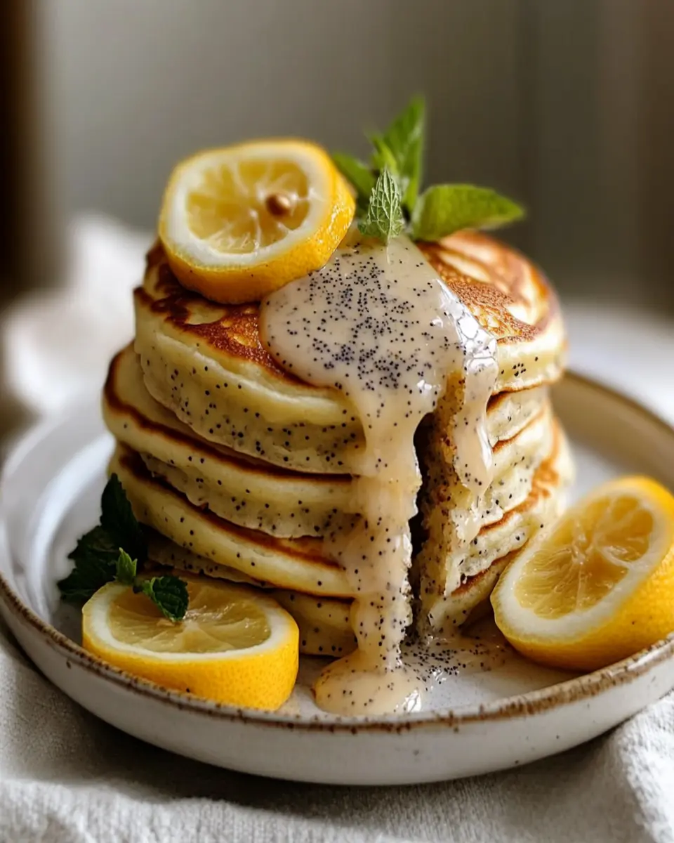 These Lemon Poppy Seed Pancakes First Image First Image