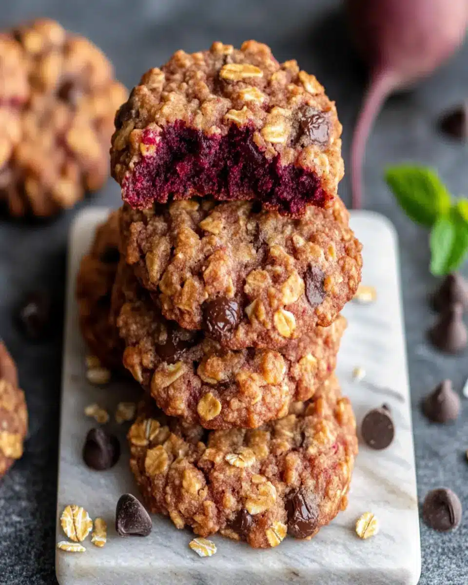 Beet Oatmeal Chocolate Chip Cookies: The Best Guilt-Free Treats