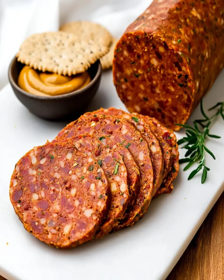 Tasty Homemade Vegan Salami First Image First Image