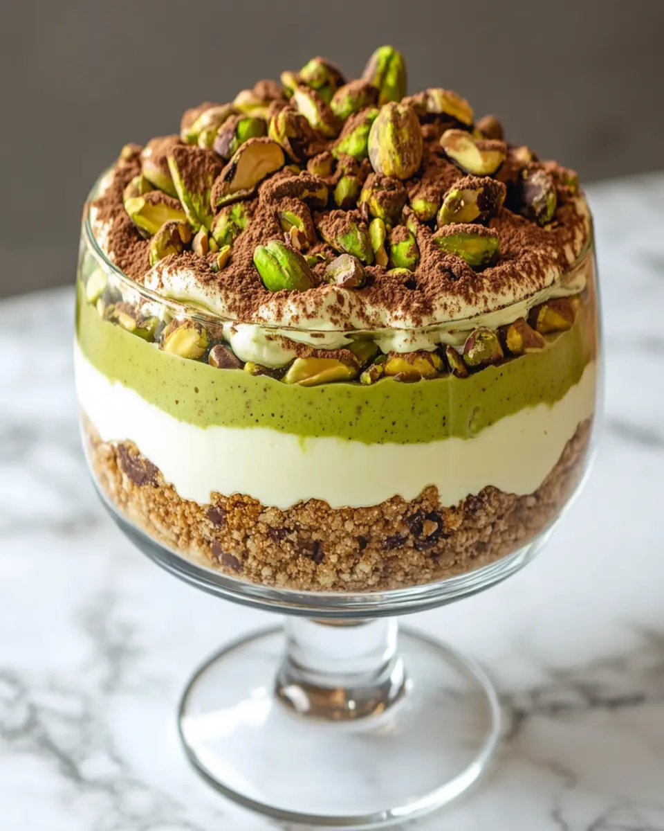 Pistachio Tiramisu: Indulgent Twist on a Classic Delight