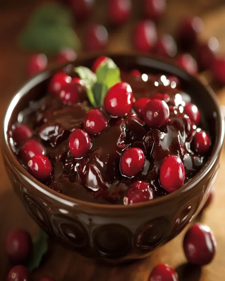 Ultimate Chocolate Covered Cranberry Sauce First Image First Image