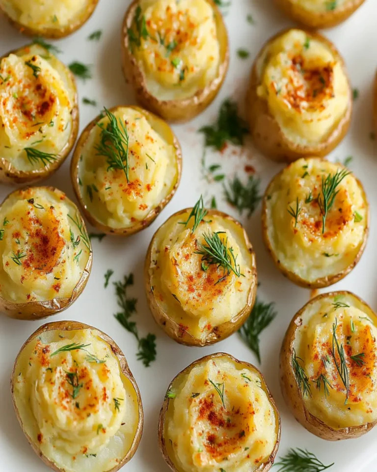 Easy egg sized deviled potatoes First Image First Image