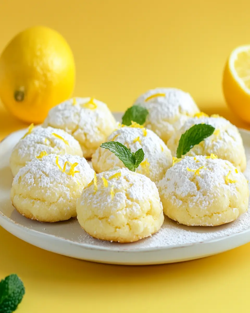 Flourless Lemon Pixie Cookies First Image First Image