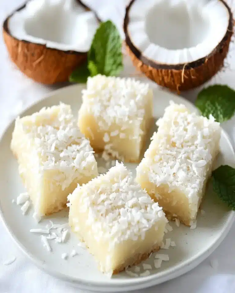 No Bake Keto Coconut Bars First Image First Image