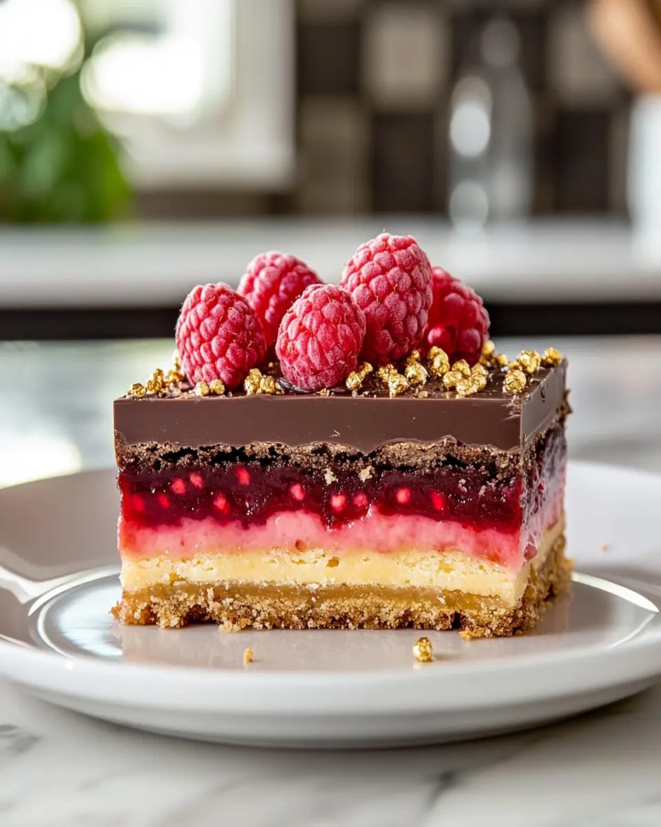 Raspberry caramel millionaires shortbread First Image First Image