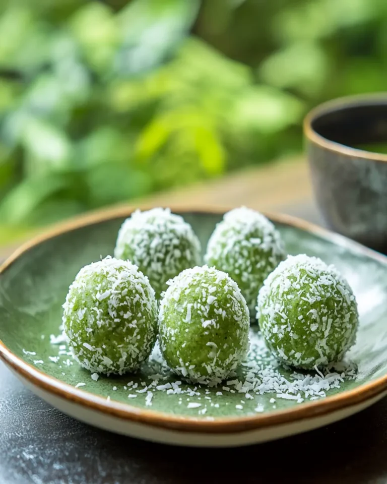 Matcha Coconut Balls First Image First Image